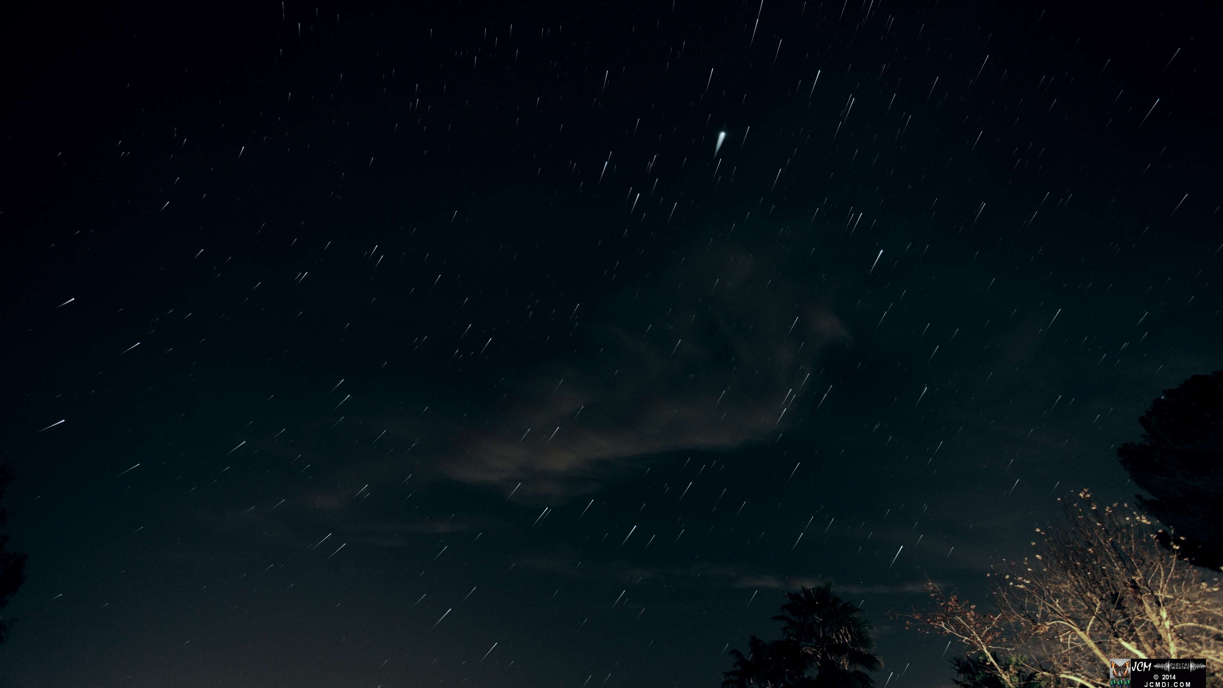 Composite star trail image from the beautiful JCMDI starspin video V13521n